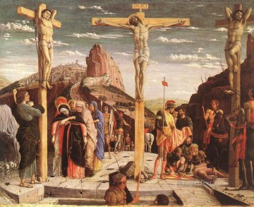 Christianisme et Jésus œuvres - Crucifixion peintre Andrea Mantegna Religieuse Christianisme